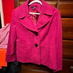 Velvety dressy jacket.